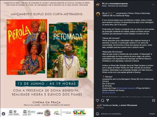 Curta-metragem – Pérola / A Retomada