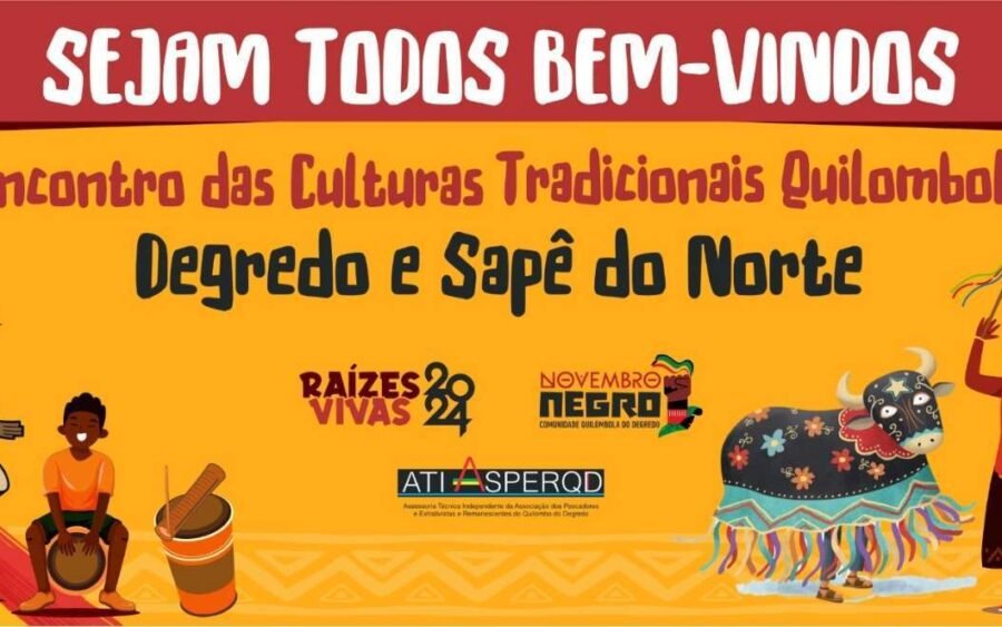 Convite do I Encontro das Culturas Tradicionais Quilombolas