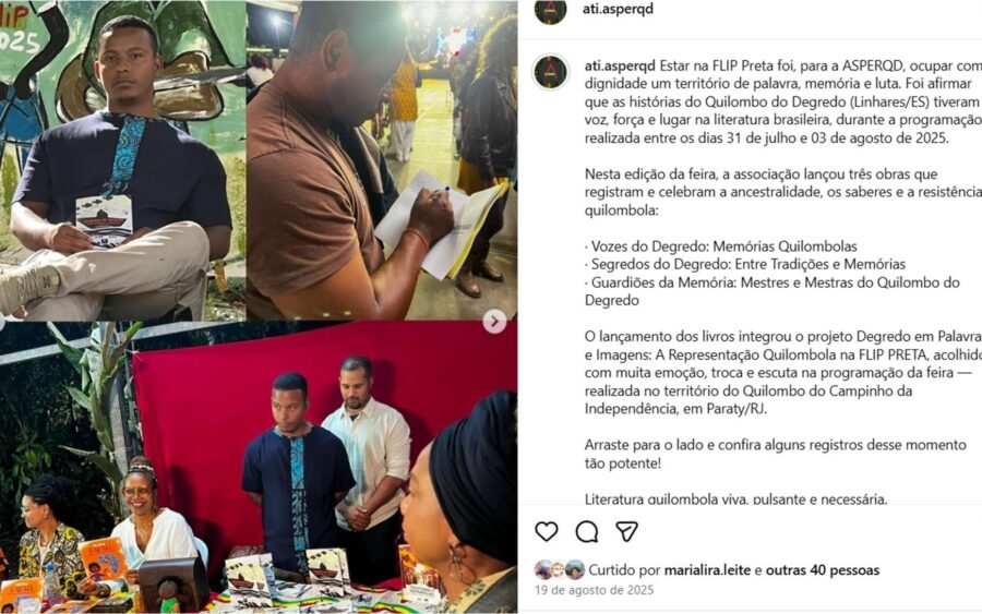 Sessao de autógrafos e mesa de debate na FLIP Preta